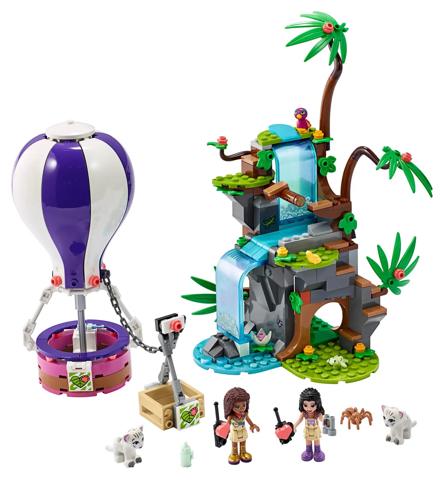 CERTIFIED USED: LEGO® Friends: Tiger Hot Air Balloon Jungle Rescue 41423 (Retired)