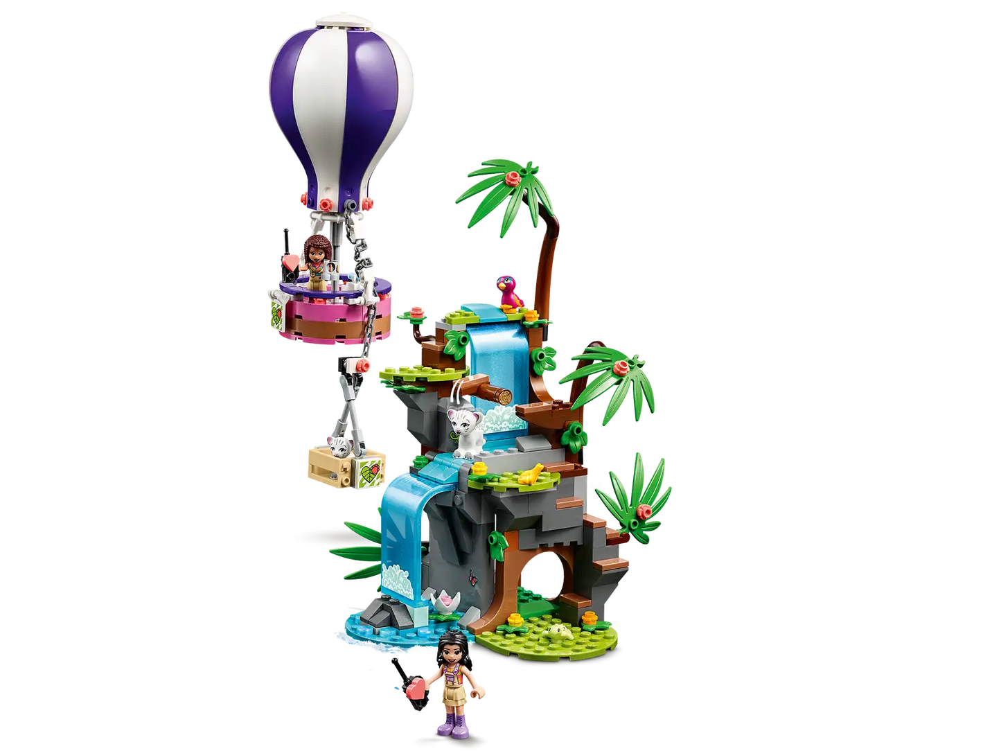 CERTIFIED USED: LEGO® Friends: Tiger Hot Air Balloon Jungle Rescue 41423 (Retired)