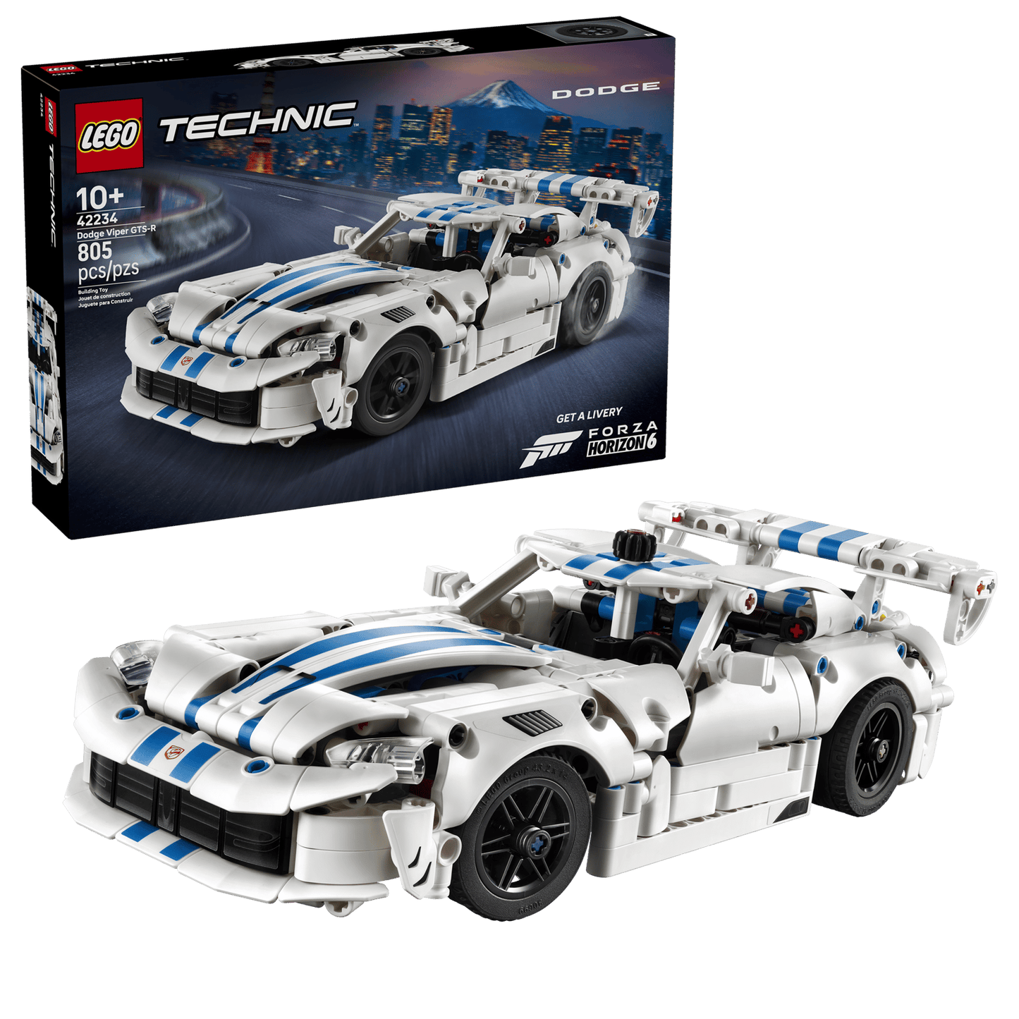 LEGO® Technic Dodge Viper GTS-R Sports Car 42234