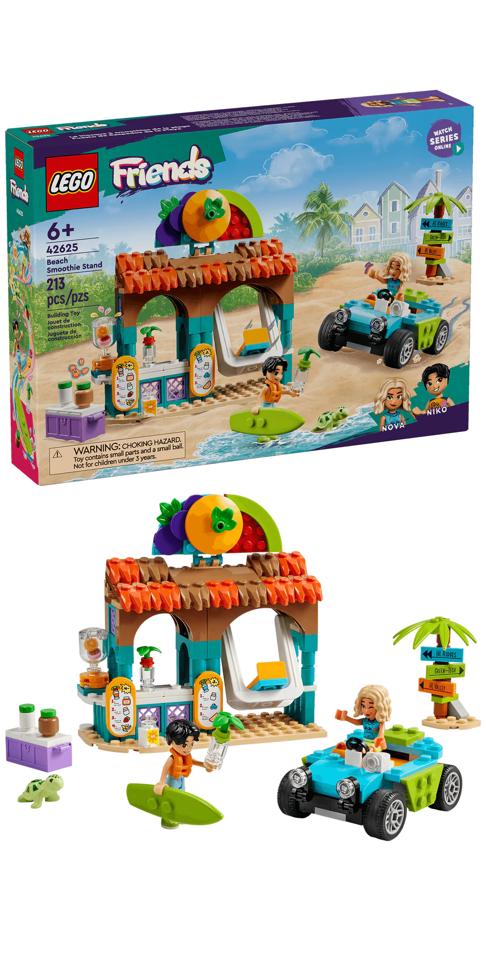 LEGO® Friends Beach Smoothie Stand 42625