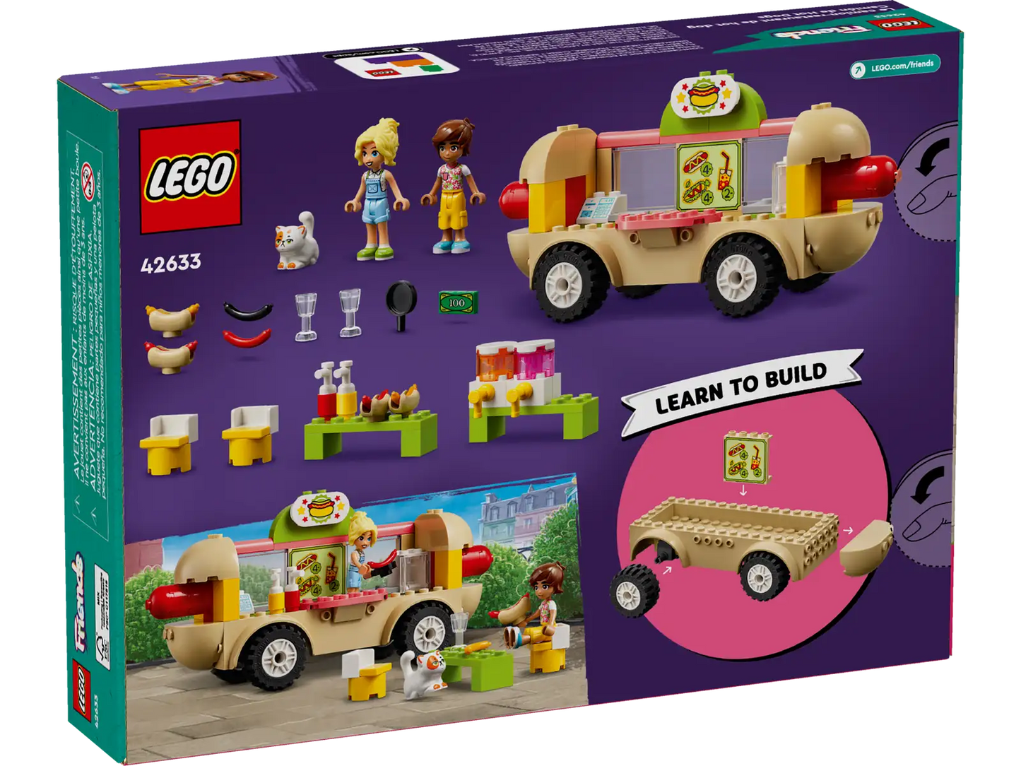 LEGO® Friends Hot Dog Food Truck 42633 (Retired)