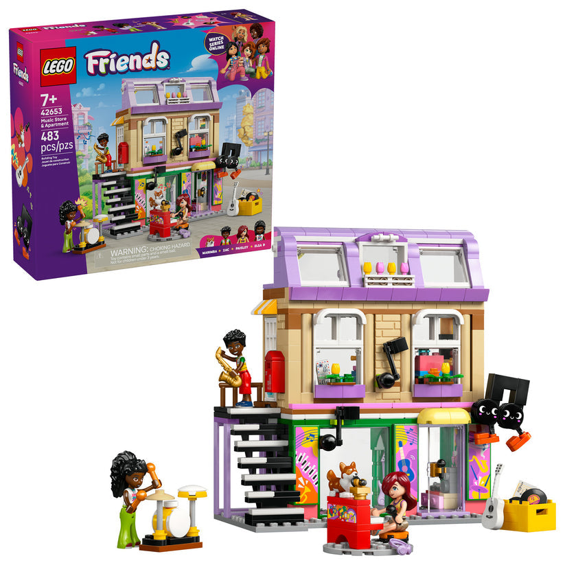 LEGO® Friends Music Store & Apartment 42653