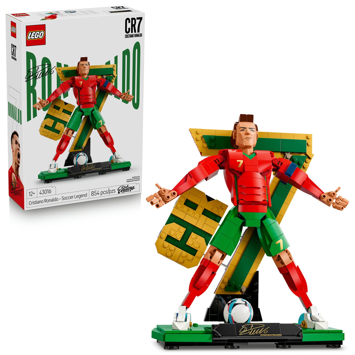 LEGO® Editions Football Cristiano Ronaldo - Soccer Legend 43016