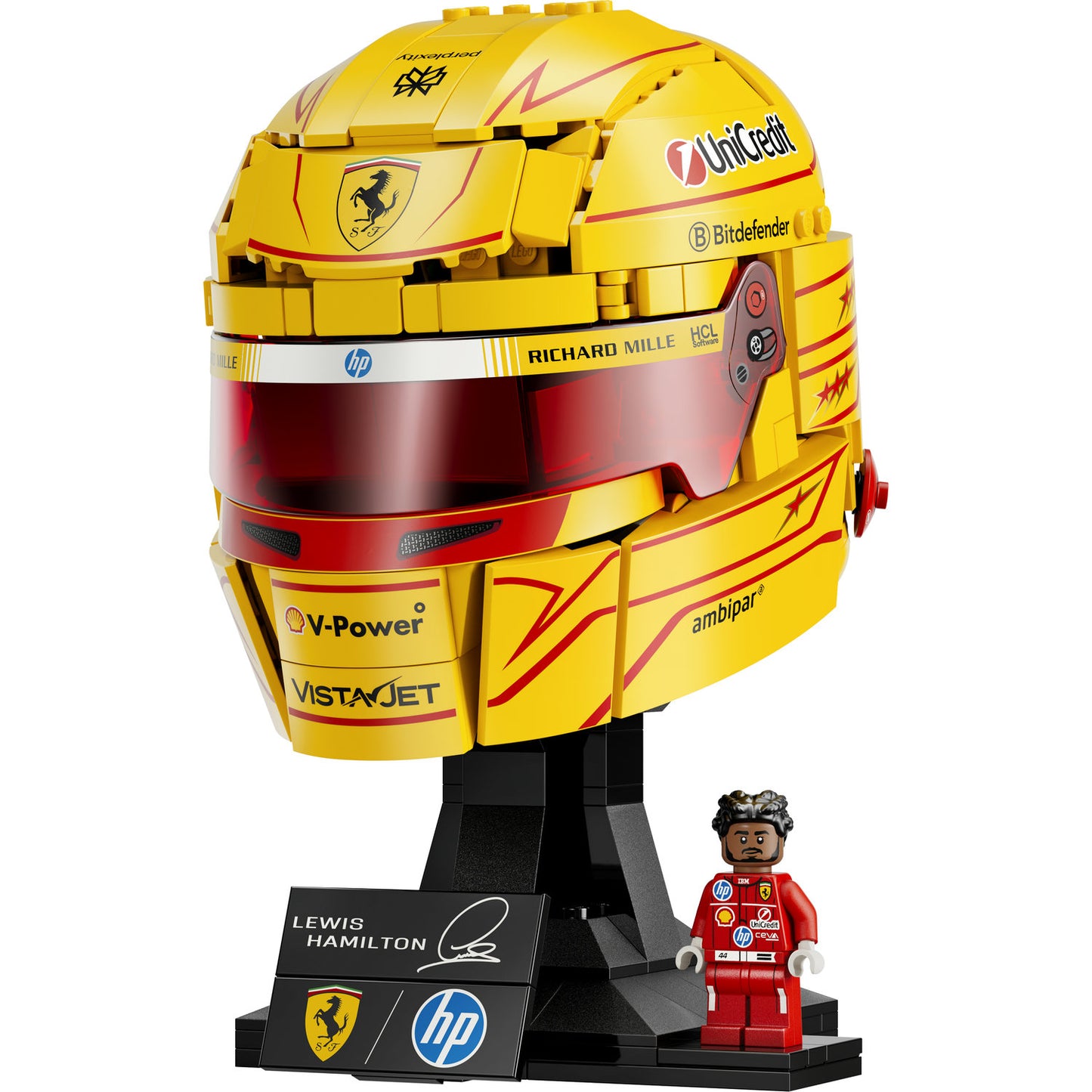 LEGO® Editions Formula 1 Scuderia Ferrari HP Lewis Hamilton Helmet 43022
