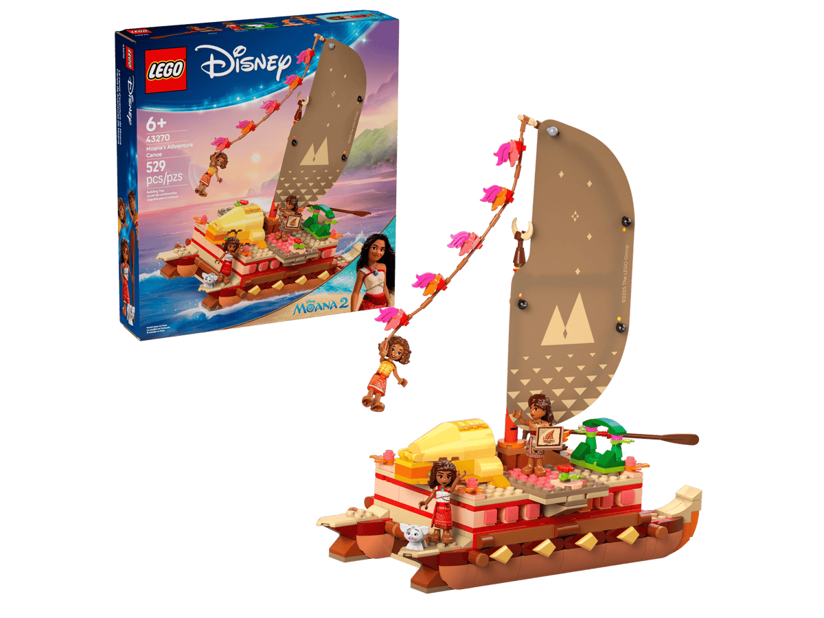 LEGO® Disney Moana’s Adventure Canoe 43270