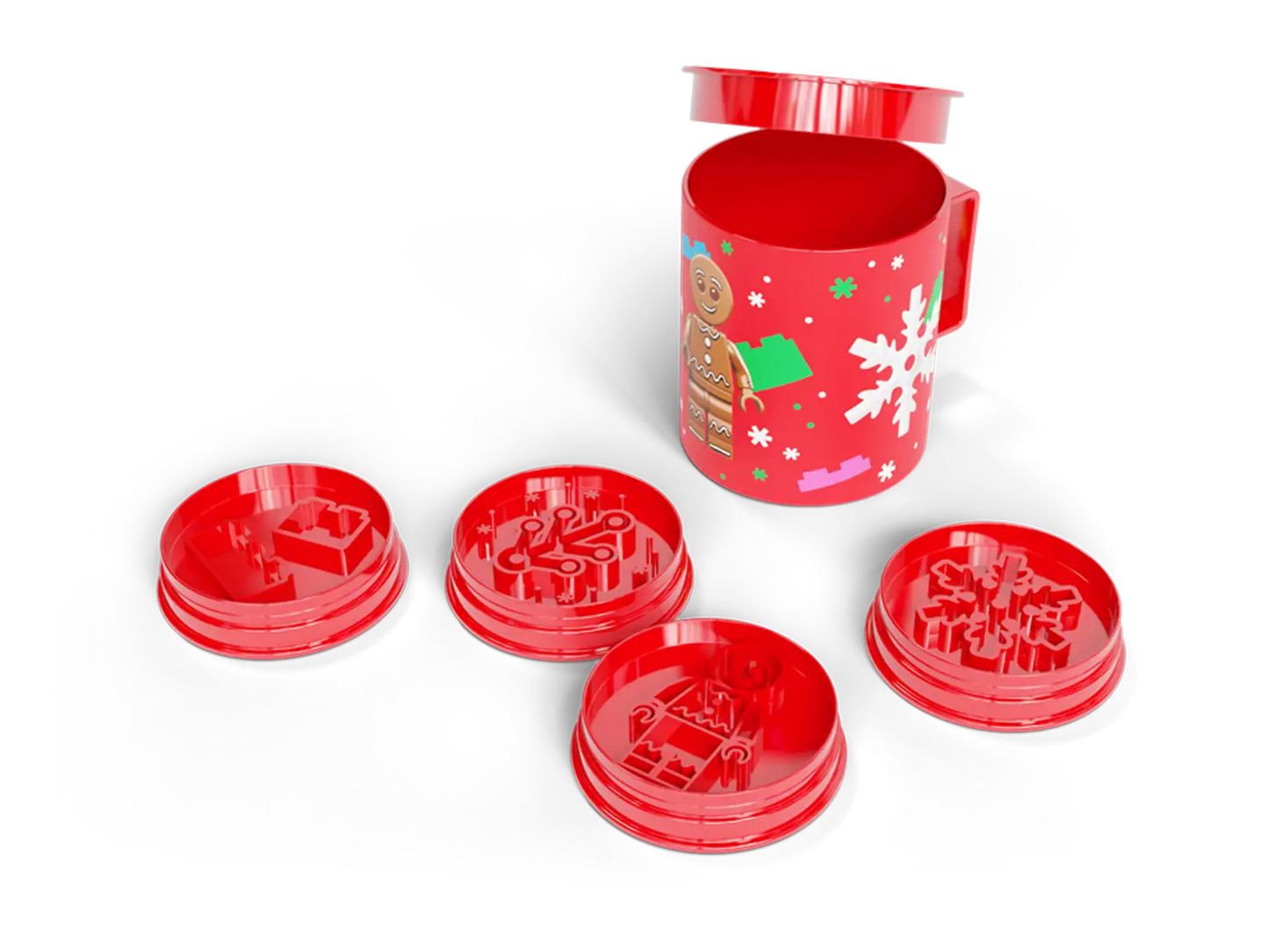 LEGO® Holiday Cookie Stamps & Mug Set 5008259 (Retired)
