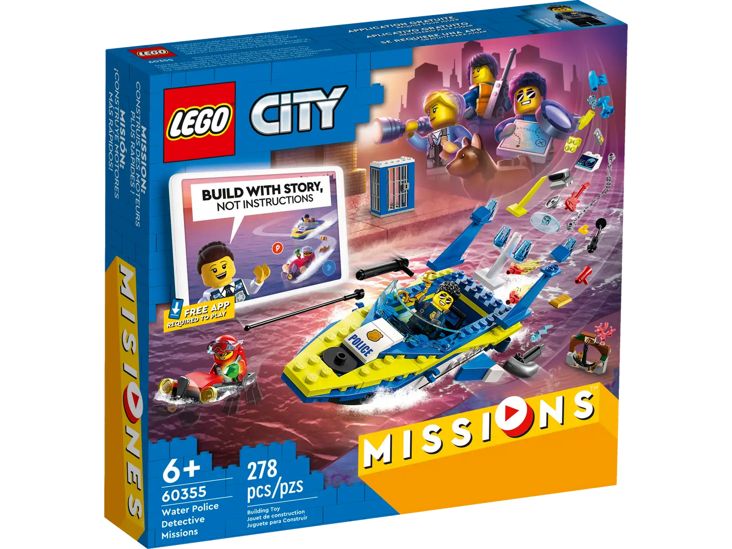 LEGO® City Water Police Detective Missions 60355