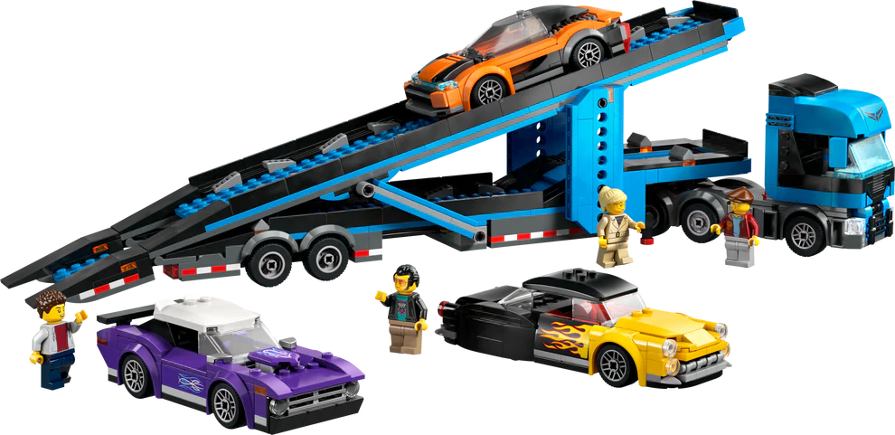 LEGO® City Car Transporter Truck with Sports Cars 60408