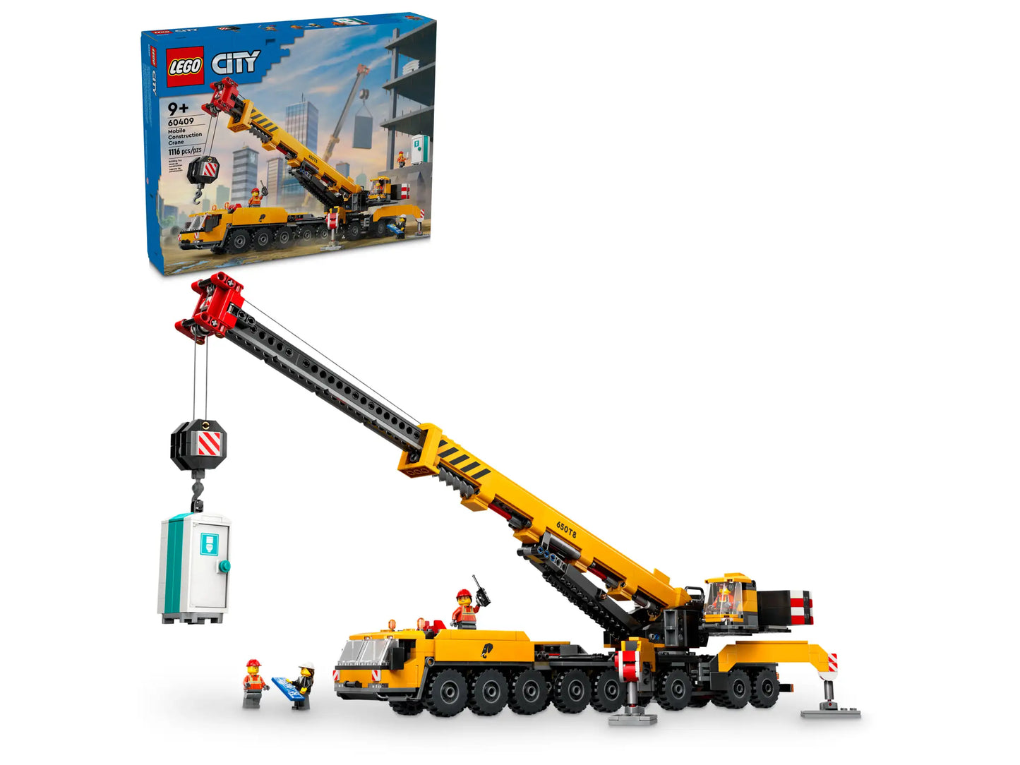 LEGO® City Yellow Mobile Construction Crane 60409