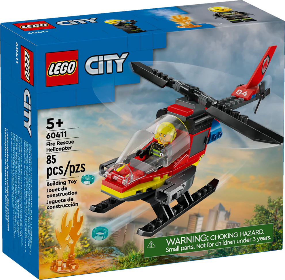 LEGO® City Fire Rescue Helicopter 60411