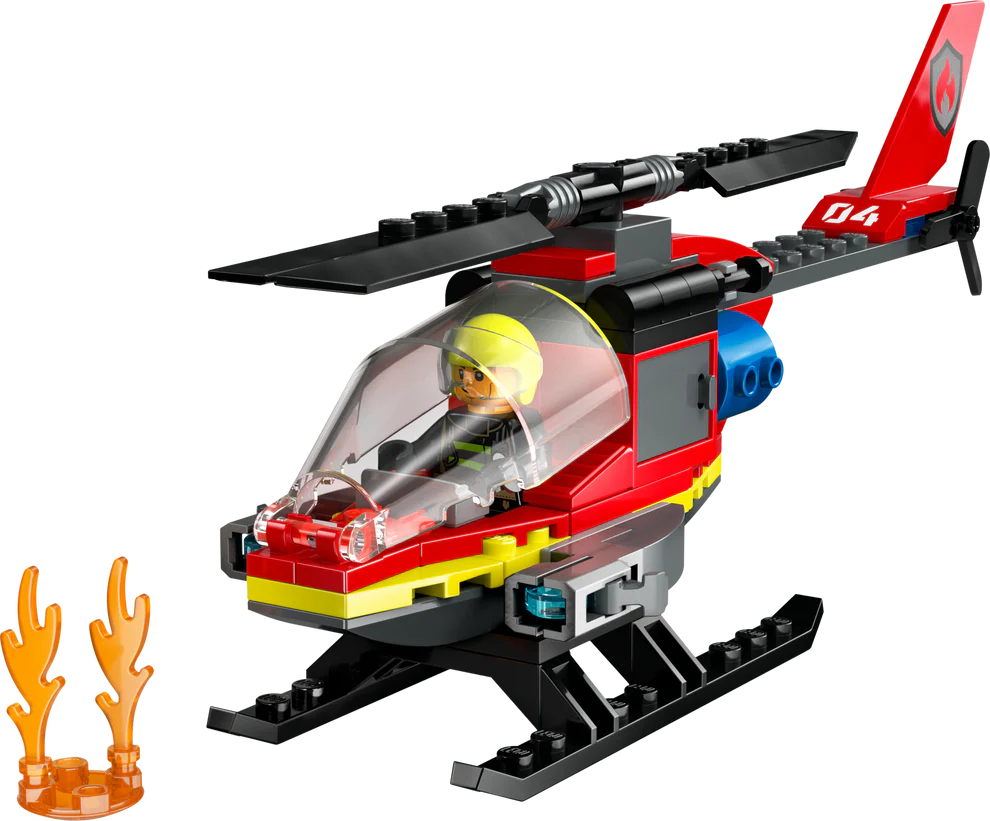 LEGO® City Fire Rescue Helicopter 60411