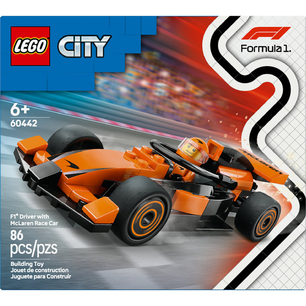 LEGO® City F1® Driver with McLaren Race Car 60442