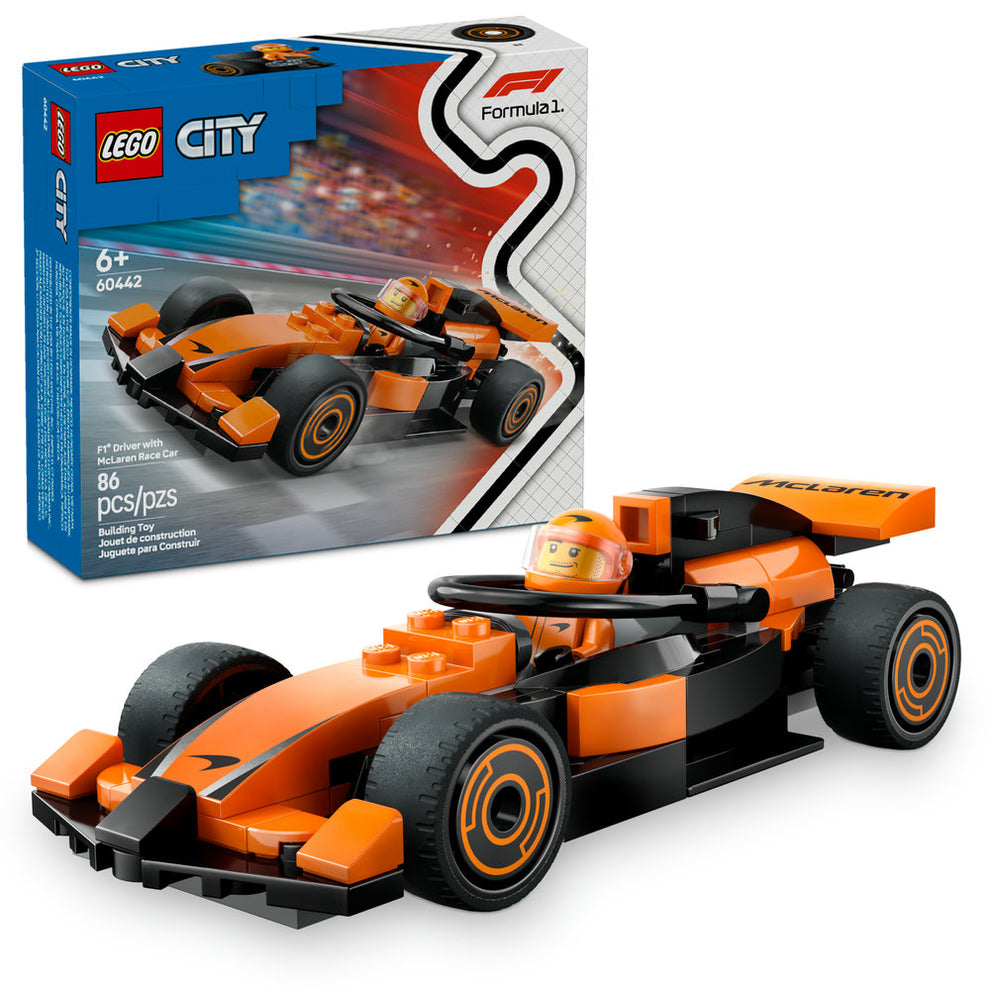 LEGO® City F1® Driver with McLaren Race Car 60442