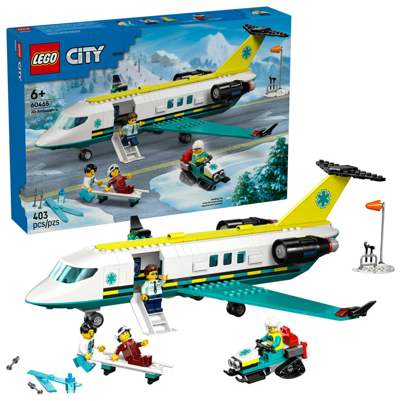 LEGO® City Big Vehicles Emergency Air Ambulance Airplane 60465