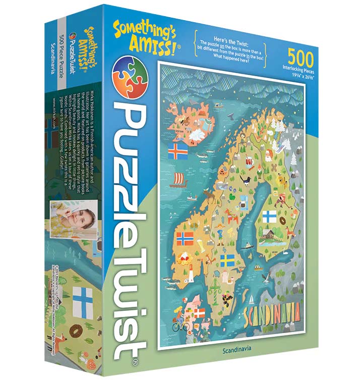 Scandinavia - 500 Piece Jigsaw Puzzle by PuzzleTwist