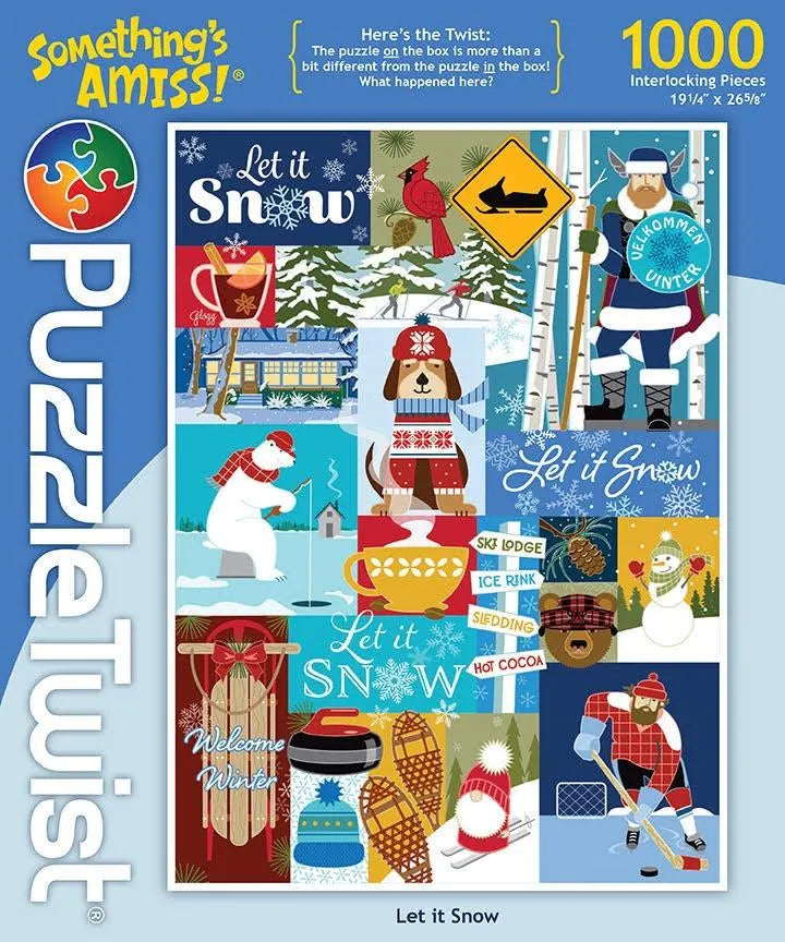 PuzzleTwist: Let it Snow 1000 Piece Jigsaw Puzzle