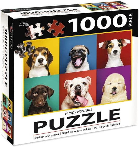 Jigsaw Puzzle: Puppy Portraits 1000 Pieces