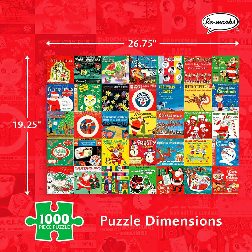 Christmas Carols - 1000 Piece Jigsaw Puzzle by Re-marks