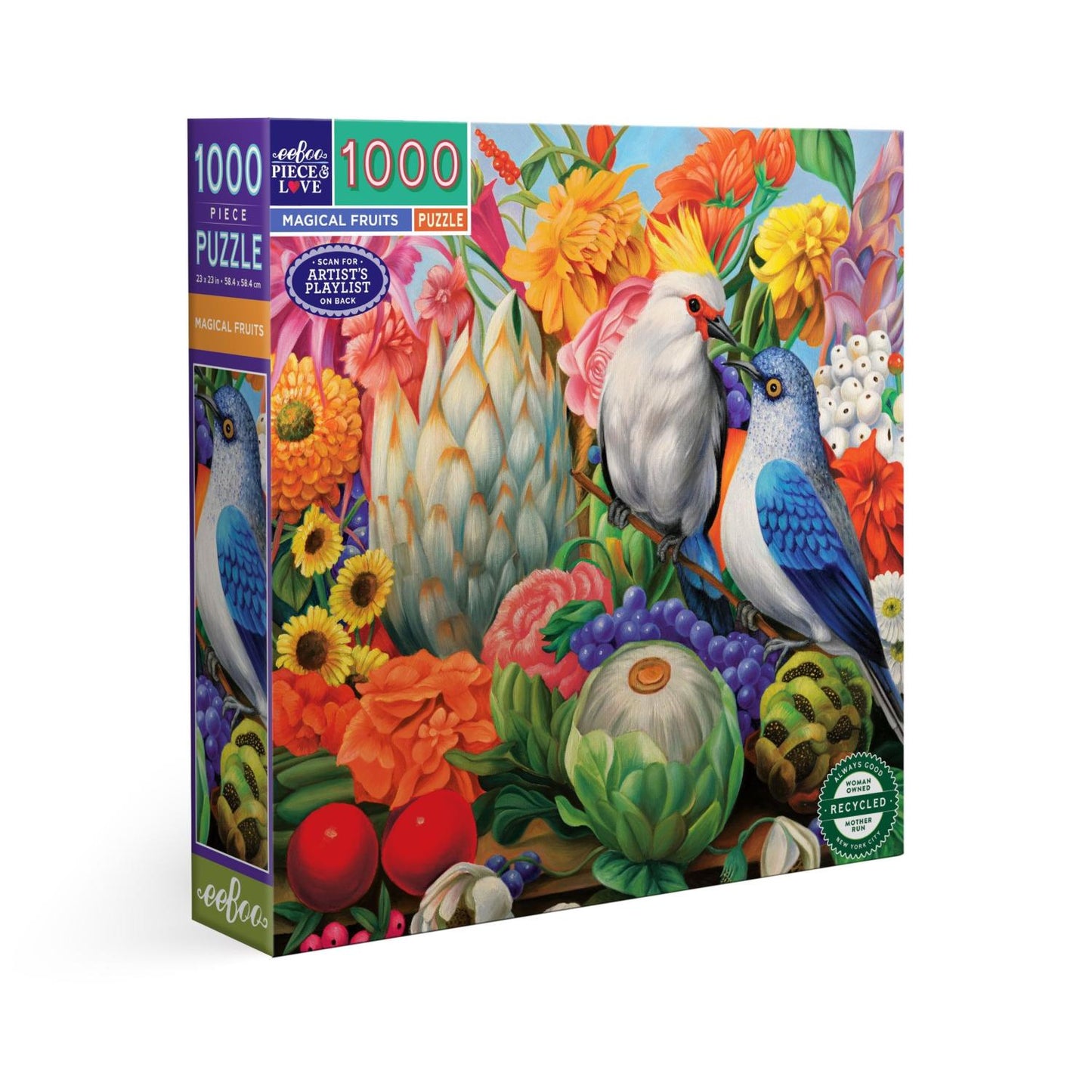 Magical Fruits - 1000 Piece Jigsaw Puzzle by eeBoo