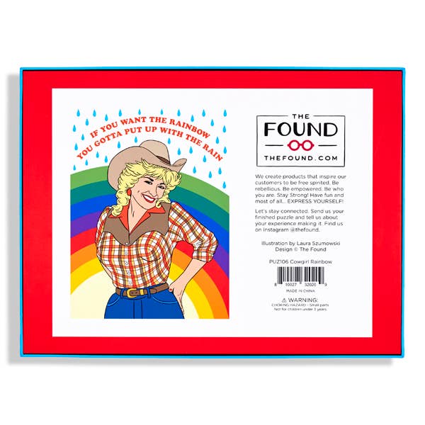 Dolly Cowgirl Rainbow 500 Piece Puzzle