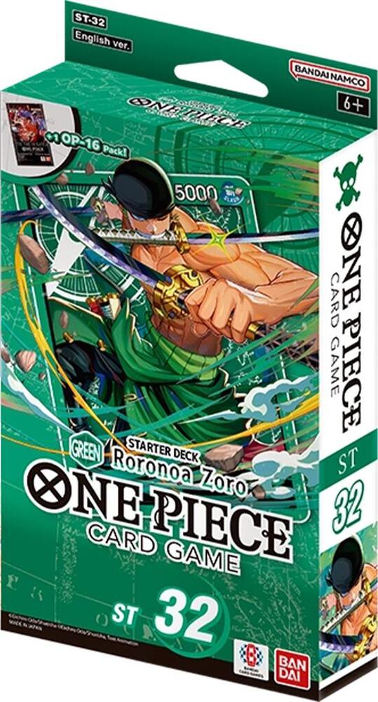 One Piece Card Game Starter Deck ST-32: Roronoa Zoro (Limit 1)