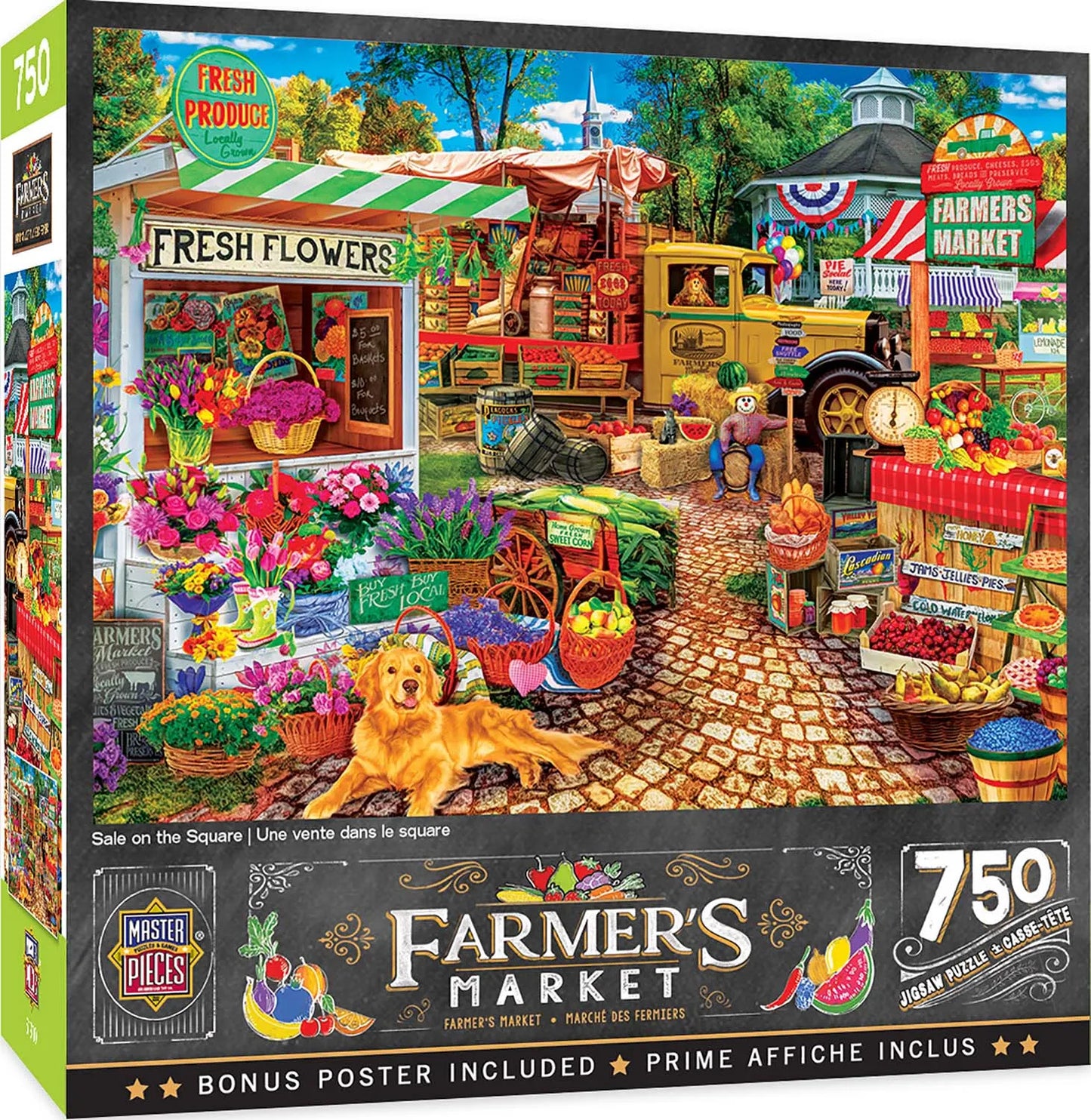 Sale on the Square - 750 Piece Jigsaw Puzzle by MasterPieces