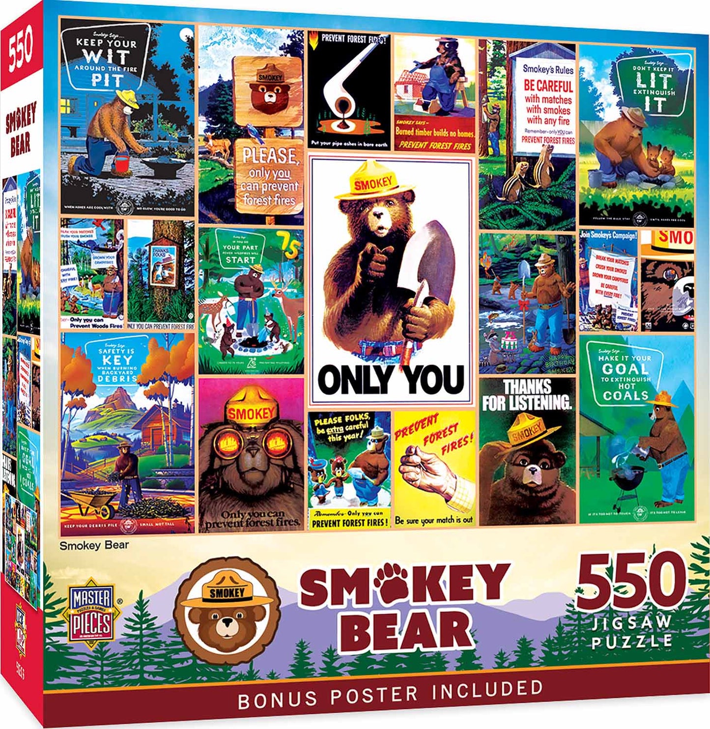 Smokey Bear - 500 Piece Jigsaw Puzzle by MasterPieces