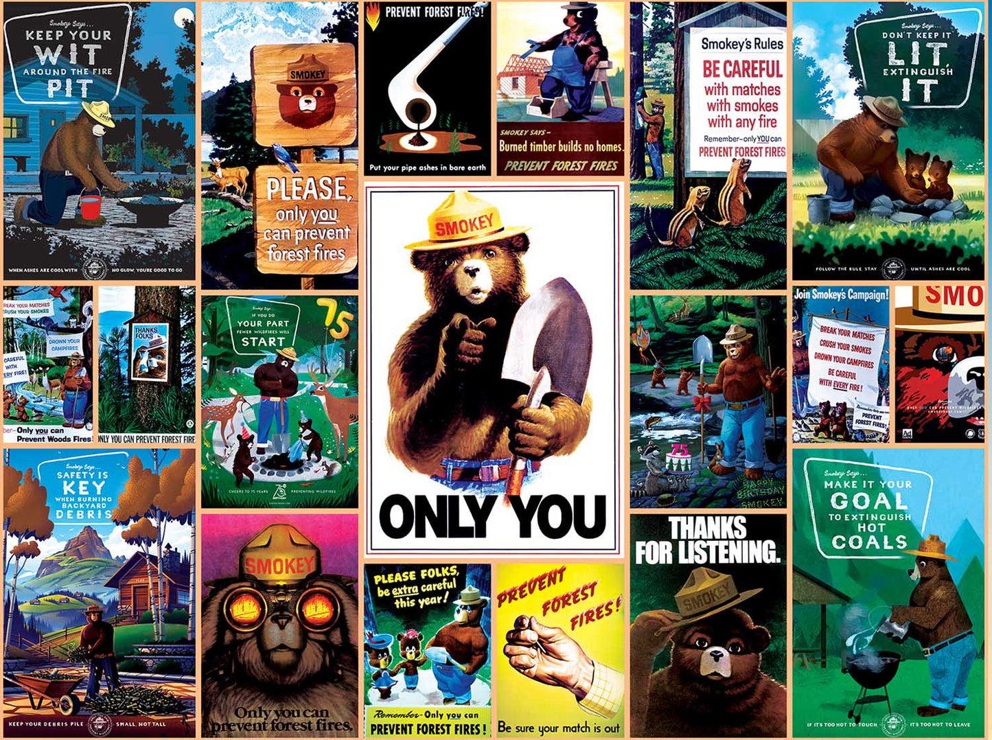 Smokey Bear - 500 Piece Jigsaw Puzzle by MasterPieces