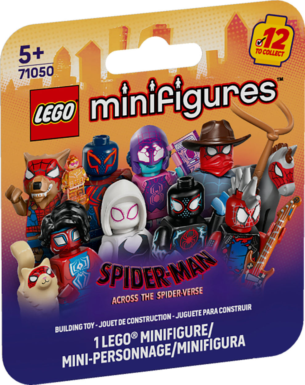 PREORDER NOW! LEGO® Minifigures Spider-Man: Across the Spider-Verse 71050 (One Random!)