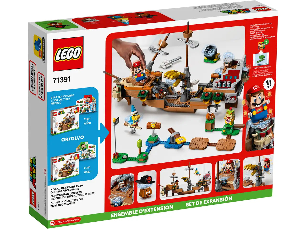 LEGO® Super Mario™ Bowser's Airship Expansion Set 71391 (Retired)