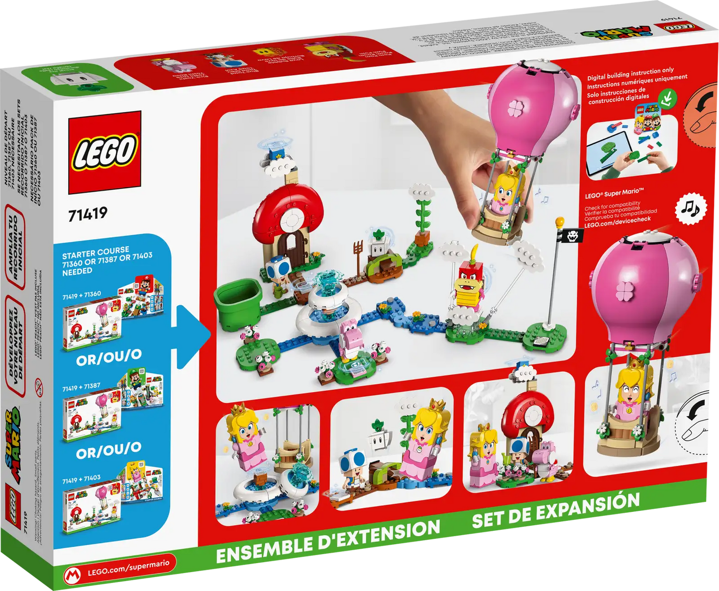 LEGO® Super Mario™ Peach's Garden Balloon Ride 71419 (Retired)