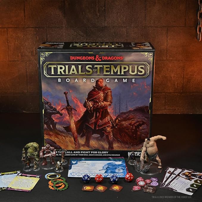 Dungeons & Dragons Trials of Tempus Board Game: Premium Edition