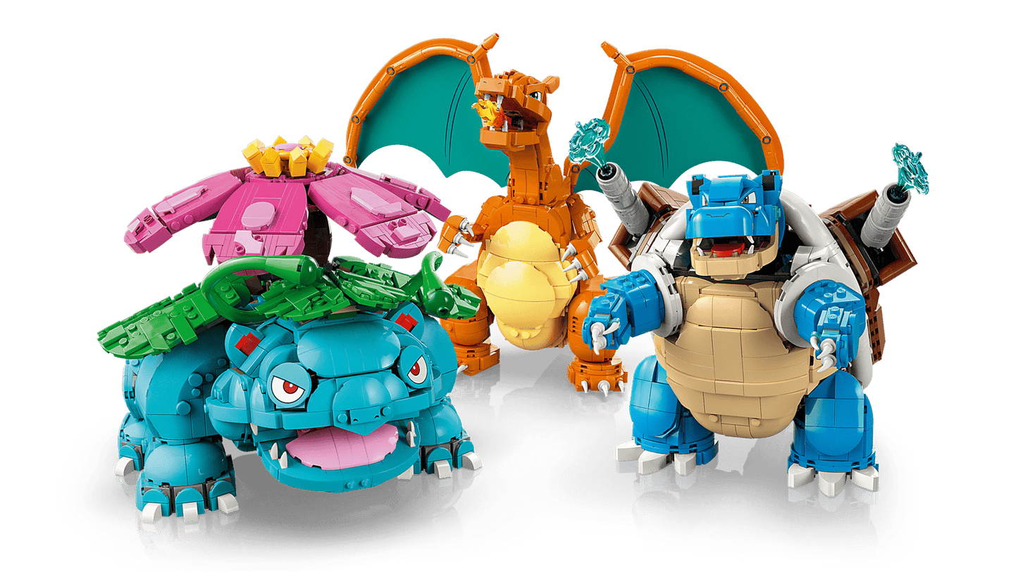 LEGO® Pokémon Venusaur, Charizard and Blastoise 72153