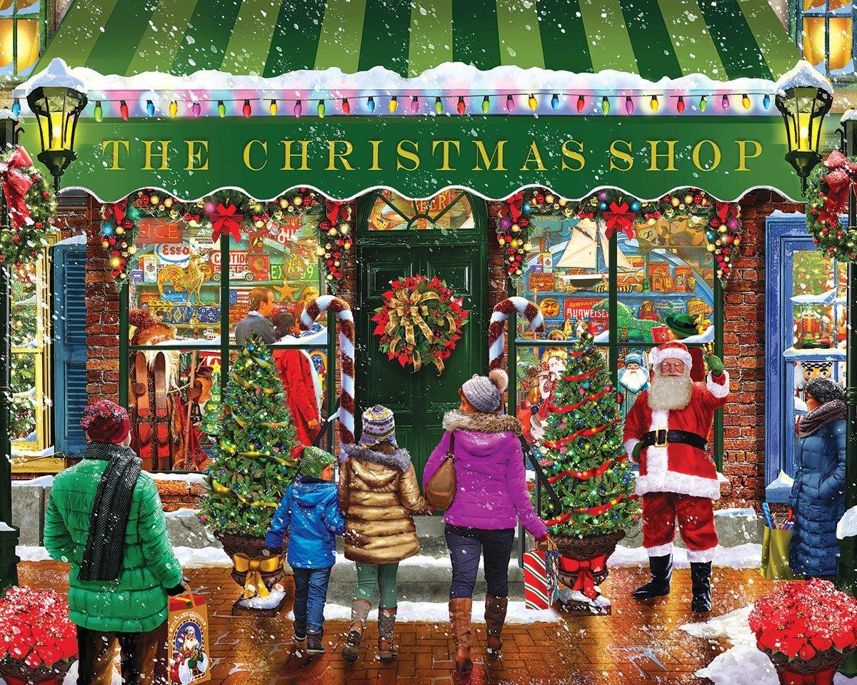 The Christmas Shop - 1000 Piece Jigsaw Puzzle by White Mountain