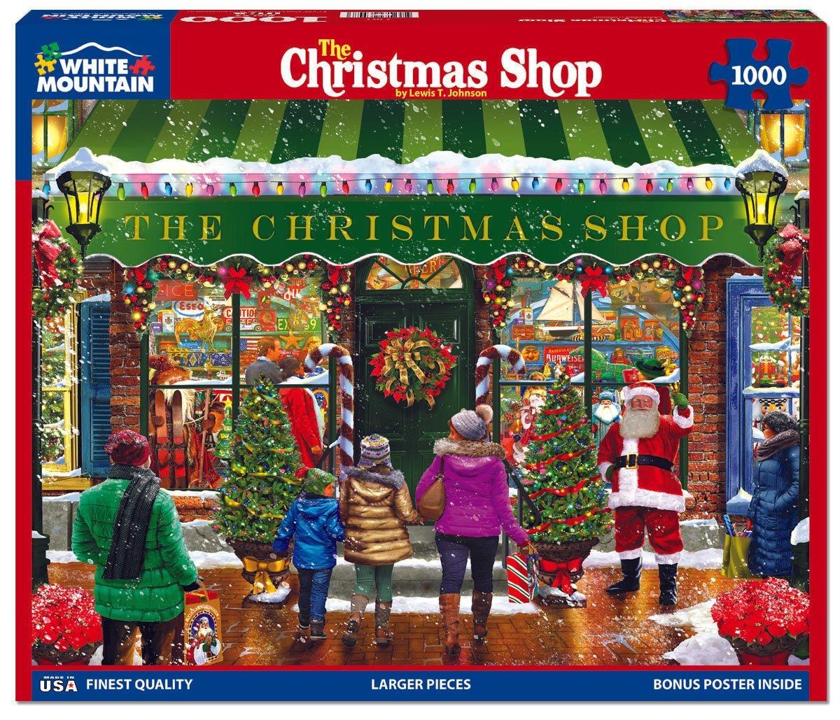 The Christmas Shop - 1000 Piece Jigsaw Puzzle by White Mountain
