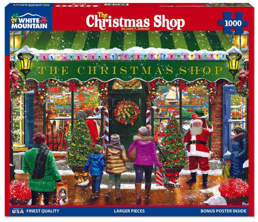 The Christmas Shop - 1000 Piece Jigsaw Puzzle by White Mountain
