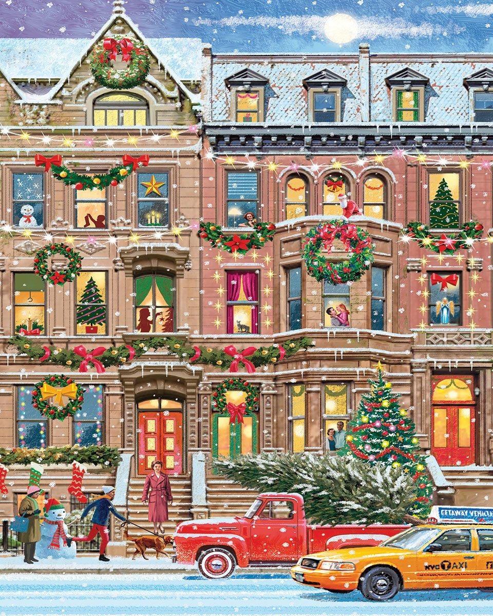 Christmas in the City - 1000 Piece Jigsaw Puzzle by White Mountain