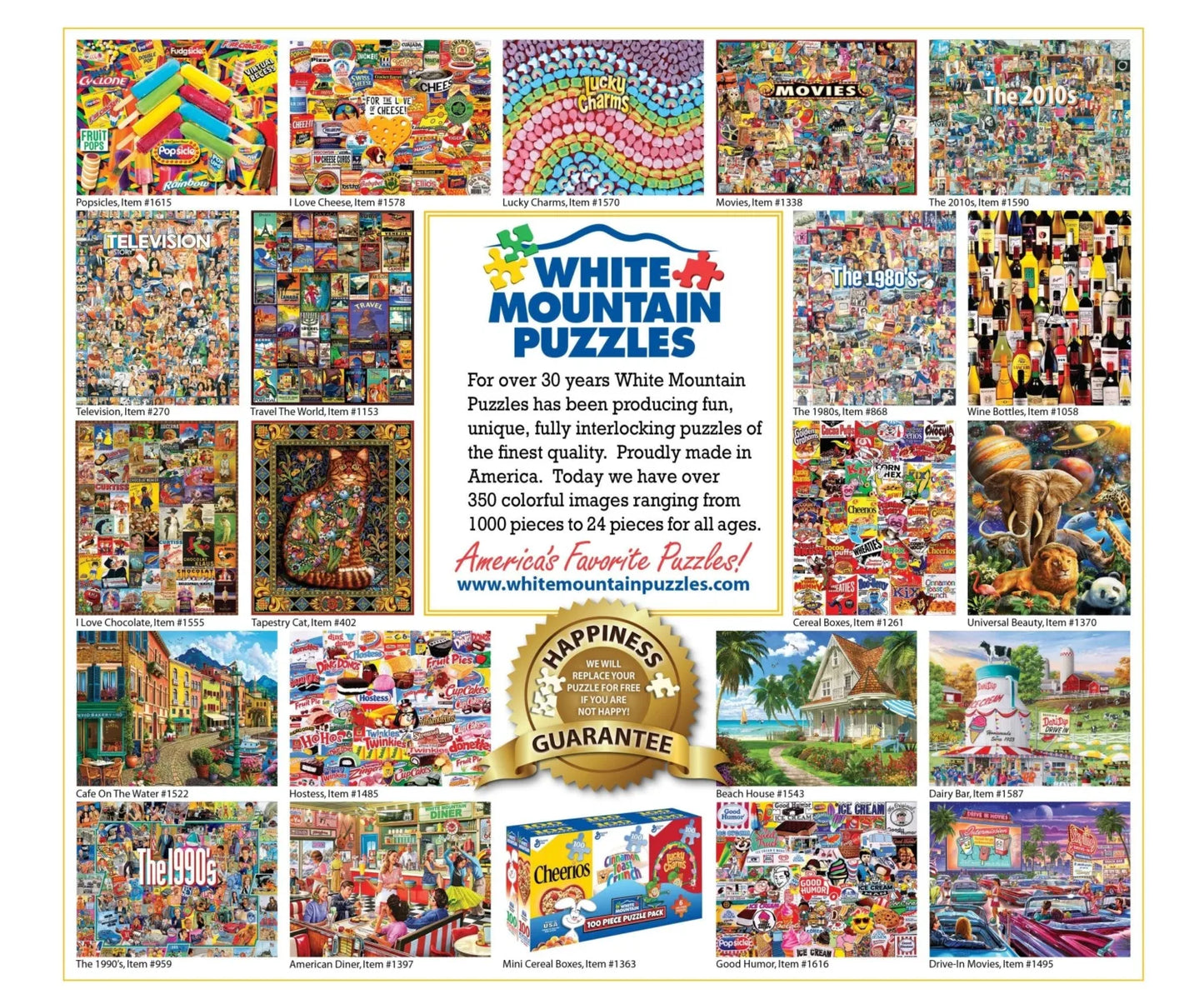 I Love Indiana - 1000 Piece Jigsaw Puzzle by White Mountain