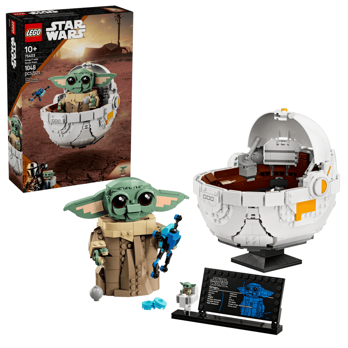 LEGO® Star Wars™ Grogu™ with Hover Pram 75403