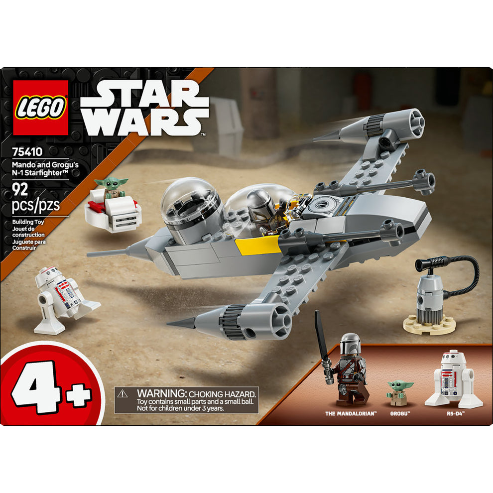 LEGO® Star Wars: The Mandalorian™ Mando and Grogu's N-1 Starfighter™ 75410