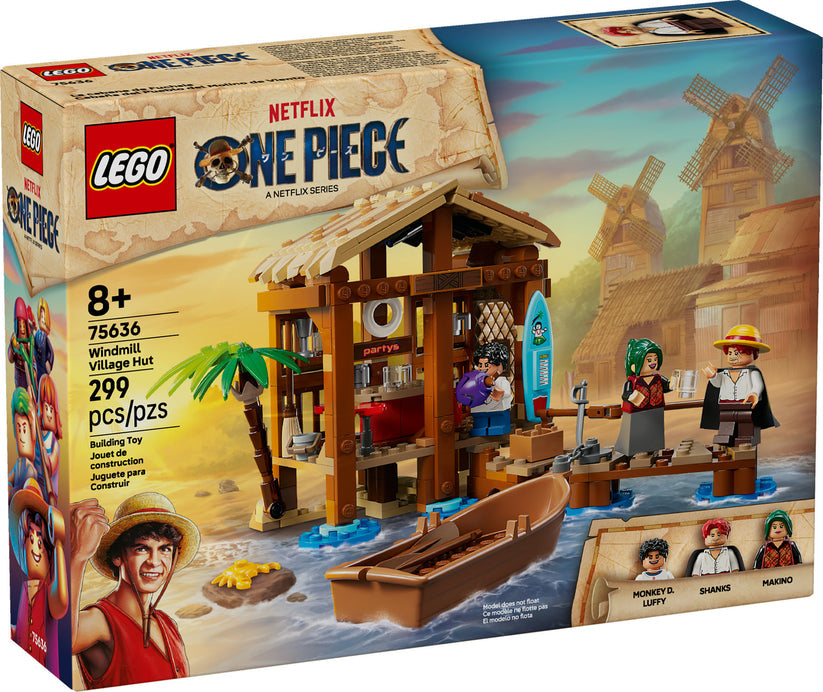 NOW AVAILABLE: LEGO® ONE PIECE Windmill Village Hut 75636