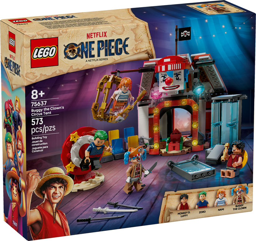 PREORDER: LEGO® ONE PIECE Buggy the Clown’s Circus Tent 75637