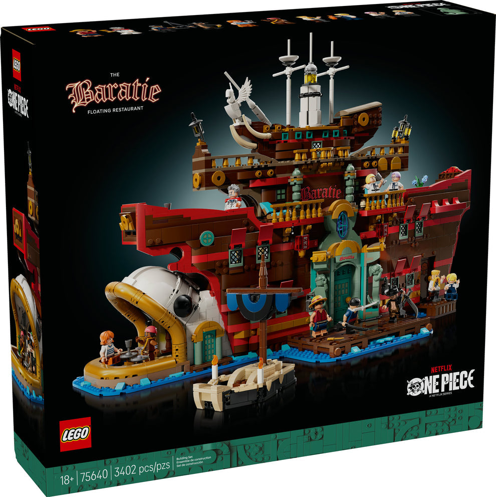 PREORDER NOW! LEGO® ONE PIECE The Baratie Floating Restaurant 75640