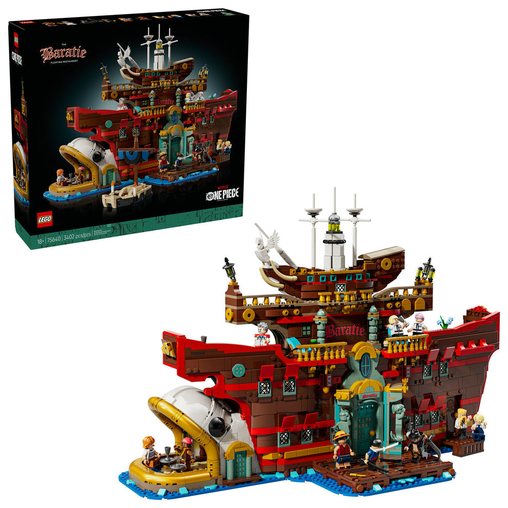 PREORDER NOW! LEGO® ONE PIECE The Baratie Floating Restaurant 75640
