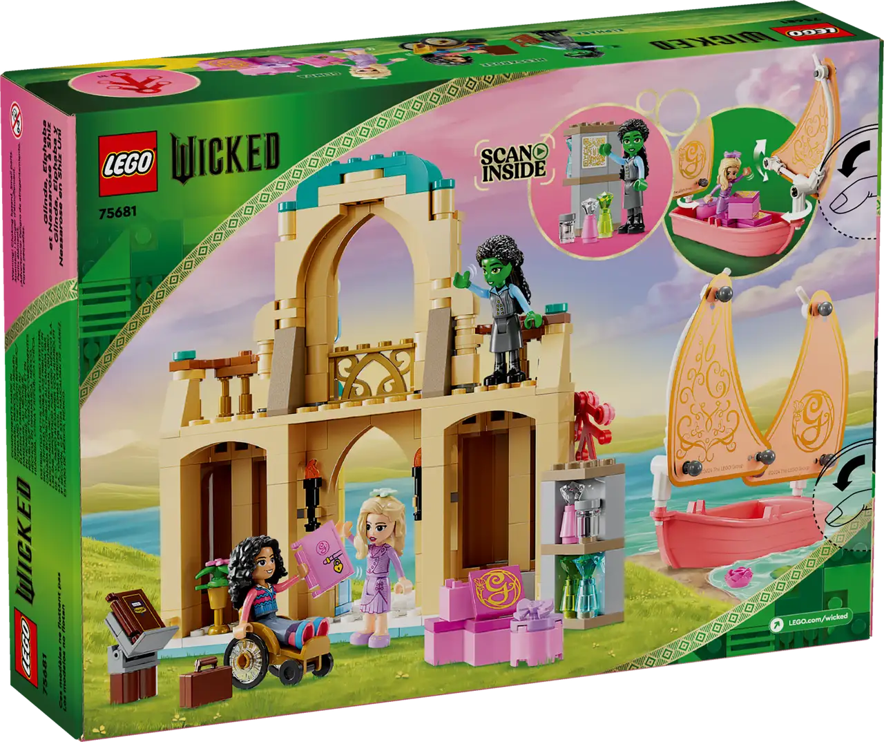 LEGO® Wicked Glinda, Elphaba & Nessarose at Shiz University 75681 (Retired)
