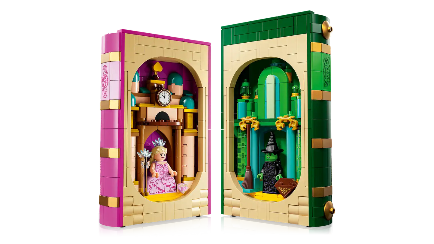 LEGO® Wicked Glinda & Elphaba Bookends 75691