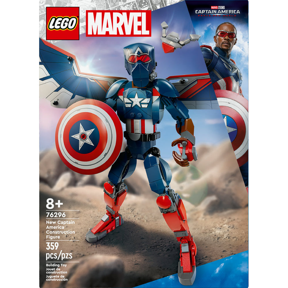 LEGO® Marvel New Captain America Construction Figure 76296