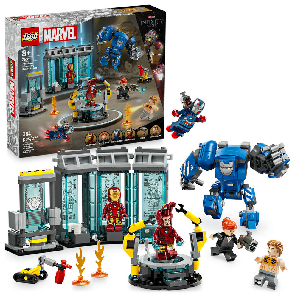 LEGO® Marvel The Iron Man’s Laboratory: Hall of Armor 76315