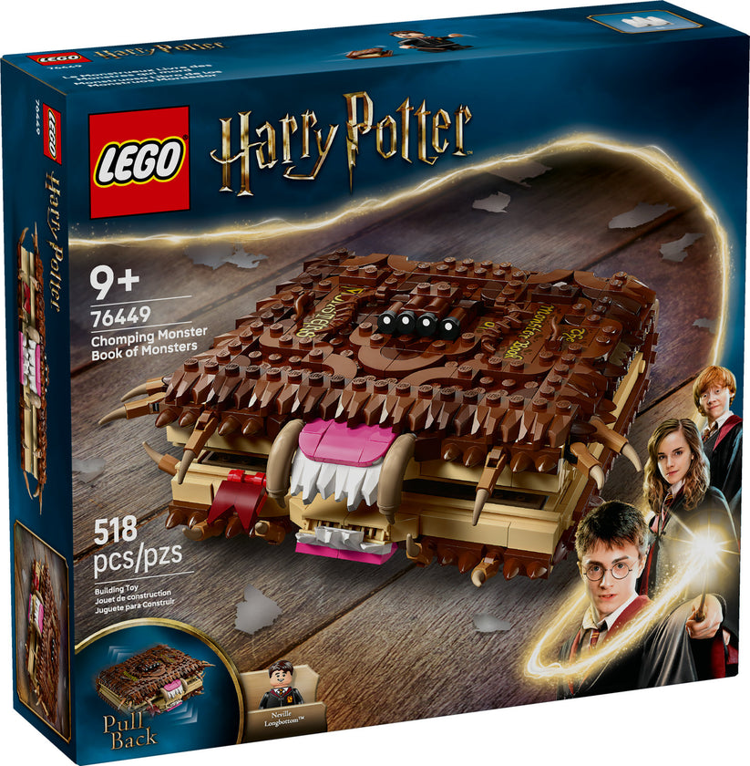 AVAILABLE NOW! LEGO® Harry Potter™ Chomping Monster Book of Monsters 76449