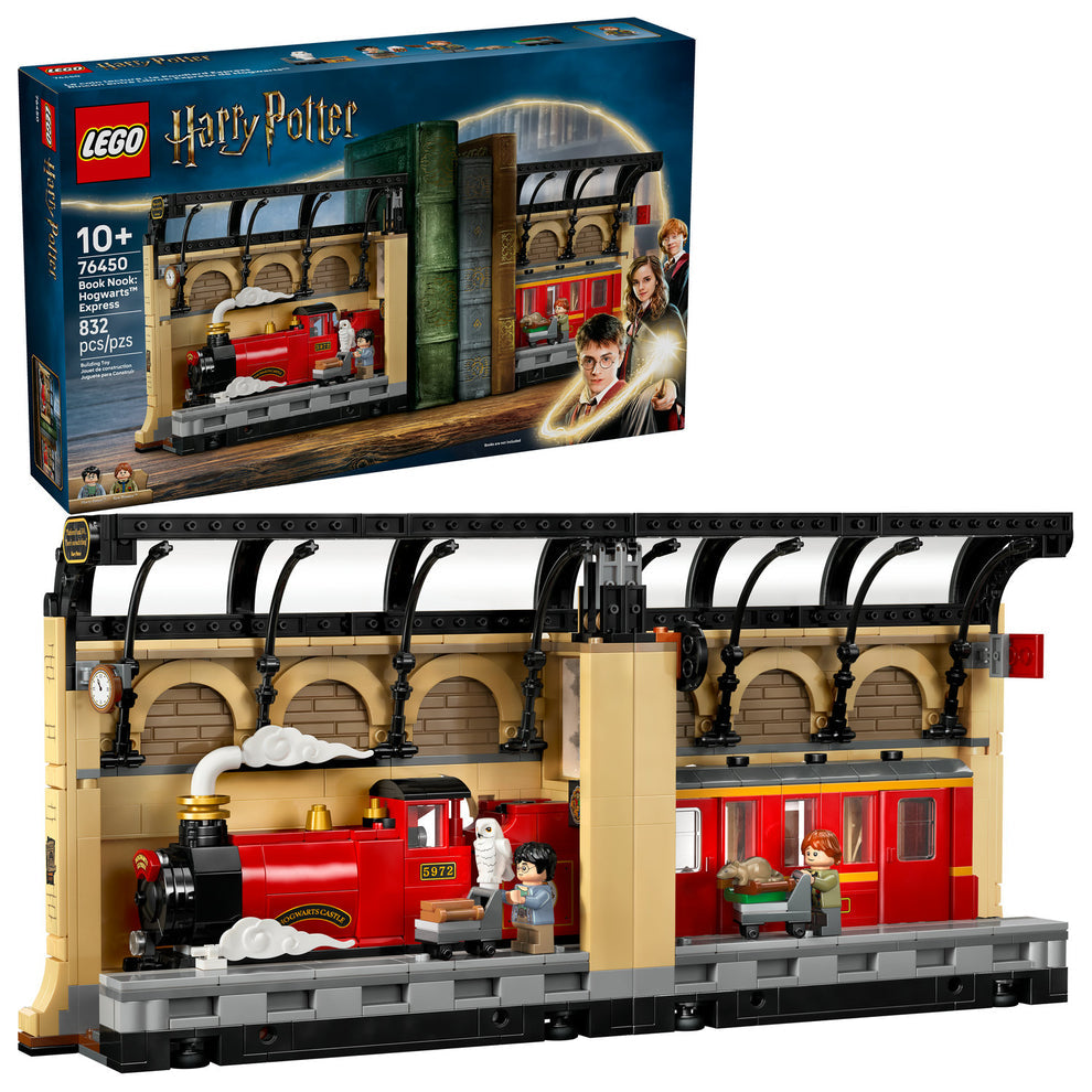 AVAILABLE NOW! LEGO® Harry Potter™ Book Nook: Hogwarts Express 76450